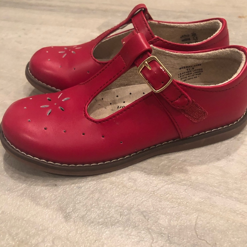 Red Footmate Sherry 2 shoes sz 11.5 toddler
